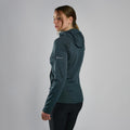 Deep Forest Montane Women's Protium Hooded Fleece Jacket Model Back FPRHODFO