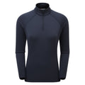 Eclipse Blue Montane Women's Protium Lite Pull On Fleece Front FPRLPECL