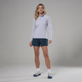 Lilac Haze Montane Women's Protium Lite Pull On Fleece Model 3 FPRLPLIL