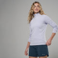 Lilac Haze Montane Women's Protium Lite Pull On Fleece Model 4 FPRLPLIL