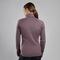 Moonscape Montane Women's Protium Fleece Jacket Model Back FPRMJMOO