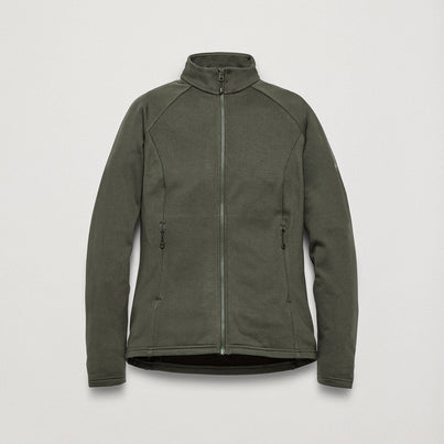 Moss Montane Women's Protium Fleece Jacket Front FPRMJMOS