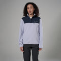 Lilac Haze Montane Women's Roco Fleece Pull On Model Front FROPOLIL