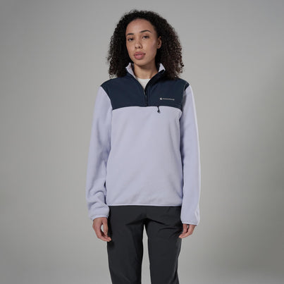 Lilac Haze Montane Women's Roco Fleece Pull On Front FROPOLIL