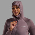 Moonscape Montane Women's Sirocco Lite Hooded Insulated Jacket Model 4 FSILHMOO