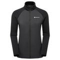 Black Montane Women's Sirocco Lite Insulated Jacket Front FSILJBLA