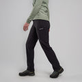 Black Montane Women's Terra Stretch Trousers Model 3 FSTPSBLA