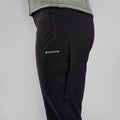 Black Montane Women's Terra Stretch Trousers Model 6 FSTPSBLA