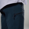 Eclipse Blue Montane Women's Tenacity Softshell Shorts Model 6 FTENSECL
