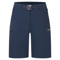 Eclipse Blue Montane Women's Tenacity Softshell Shorts Front FTENSECL