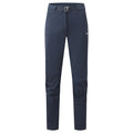 Eclipse Blue Montane Women's Tenacity Softshell Pants Front FTEPLECL