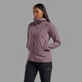 Moonscape Montane Women's Tenacity Nano Hooded Softshell Jacket Model 3 FTNNHMOO