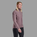 Moonscape Montane Women's Tenacity Nano Softshell Jacket Model Front FTNNJMOO