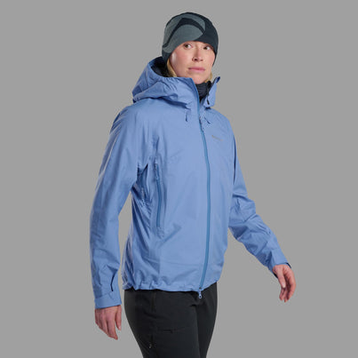 Cornflower Montane Women's Torren Waterproof Jacket Front FTOJACOR