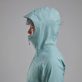 Sea Mist Montane Women's Torren Waterproof Jacket Model 6 FTOJASEA