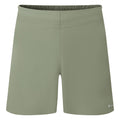 Caper Montane Women's Volantis 4" Shorts Front FVO4SCAP