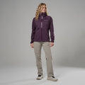 Mulberry Montane Women's Vortic Waterproof Jacket Model 4 FVORJMUL