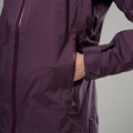 Mulberry Montane Women's Vortic Waterproof Jacket Model 6 FVORJMUL