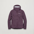 Mulberry Montane Women's Vortic Waterproof Jacket Front FVORJMUL