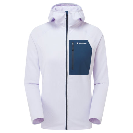 Lilac Haze Montane Women's Zepher Hooded Fleece Jacket Front FZEPHLIL