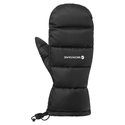Black Montane Anti-Freeze Down Mittens Front GAFMIBLA
