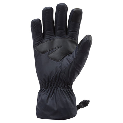 Black Montane Women's Respond Dry Line Insulated Waterproof Gloves Front GFRDGBLA