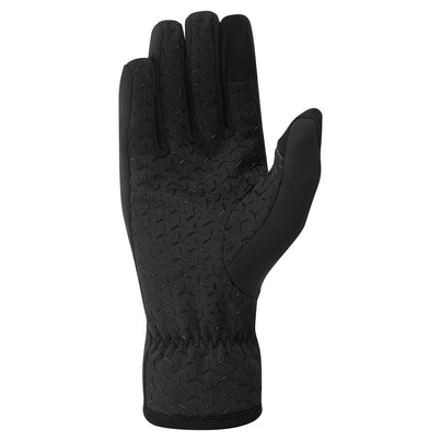 Black Montane Fury XT Fleece Gloves Front GFRYXBLA
