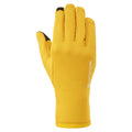 Ginkgo Gold Montane Fury Fleece Gloves Model Front GFURYGIN