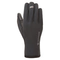 Black Montane Women's Windjammer Lite Windproof Gloves Model Front GFWLGBLA