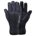 Black Montane Men's Respond Insulated Gloves Front GRESGBLA