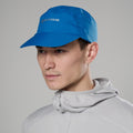 Neptune Blue Montane Cetus Waterproof Cap Model Back HCETCNEP