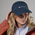 Eclipse Blue Montane Jetstream Cap Model Front HJETCECL