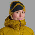 Ginkgo Gold Montane Jango Roundel Beanie Model Back HJRBEGIN