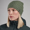 Eucalyptus Montane Windjammer Halo Beanie Hat Model Front HWHABEUC