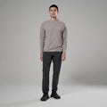 Ridge Montane Men's Alhena Long Sleeve Merino Blend T-Shirt Model Front MALSTRID