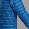 Neptune Blue Montane Men's Anti-Freeze Lite Hooded Down Jacket Model 5 MANLHNEP