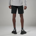 Black Montane Men's Caelum Shorts Model Back MCAESBLA