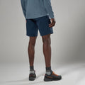 Eclipse Blue Montane Men's Caelum Shorts Model Back MCAESECL