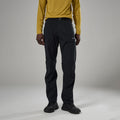 Black Montane Men's Caelum Pants Model Front MCAPSBLA