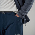 Eclipse Blue Montane Men's Caelum Pants Model 5 MCAPLECL