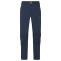 Eclipse Blue Montane Men's Caelum Pants Front MCAPSECL