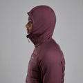 Dark Garnet Montane Men's Composite Hooded Down Jacket Model 3 MCOHODGA