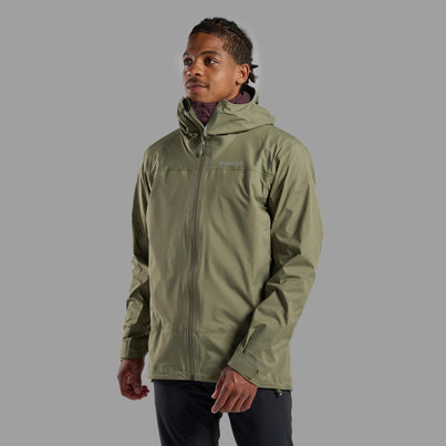 Caper Montane Men's Cetus Waterproof Jacket Front MCTJACAP