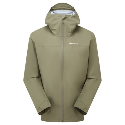 Caper Montane Men's Cetus Waterproof Jacket Front MCTJACAP