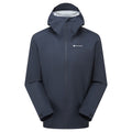 Eclipse Blue Montane Men's Cetus Waterproof Jacket Front MCTJAECL