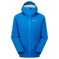 Neptune Blue Montane Men's Cetus Waterproof Jacket Front MCTJANEP