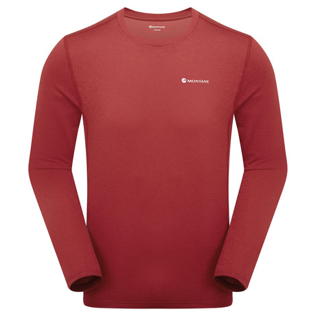 Dark Maple Montane Men's Dart Long Sleeve T-Shirt Front MDLSTDAM