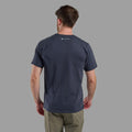 Eclipse Blue Montane Men's Dual Mountain T-Shirt Model Back MDMTSECL