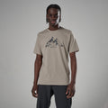 Ridge Montane Men's Dual Mountain T-Shirt Model Front MDMTSRID