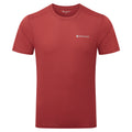 Dark Maple Montane Men's Dart Nano Reg Fit T-Shirt Front MDNTRDAM